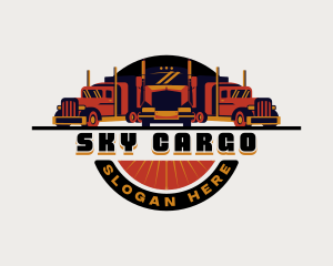 Truck Fleet Haulage logo design