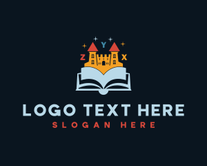 Storytelling - Kindergarten Kids Book logo design