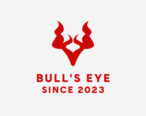 Fire Bull Grill  logo design