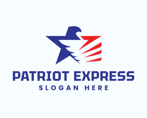 America - Star Eagle America logo design