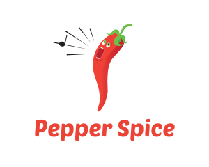 Pepper - Singer Chili Pepper logo design