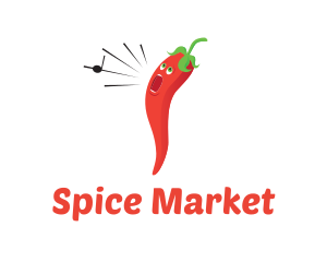 Singer Chili Pepper logo design