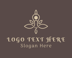 Stretching - Zen Yoga Wellness Spa logo design