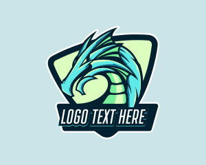 Dragon Game Creature Logo