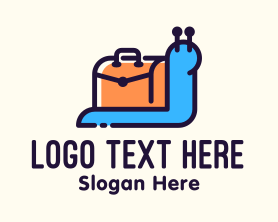 Employee - Work Snail Baggage logo design