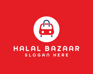 Car Shopping Bag logo design