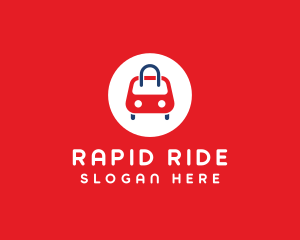 Cab - Car Shopping Bag logo design