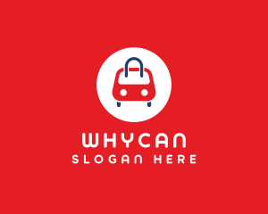 Minimart - Car Shopping Bag logo design
