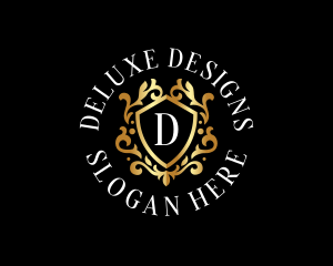 Deluxe - Deluxe Ornamental Crest logo design