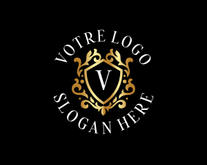 High End - Deluxe Ornamental Crest logo design
