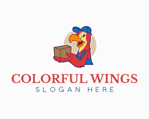 Parrot - Parrot Delivery Courier logo design