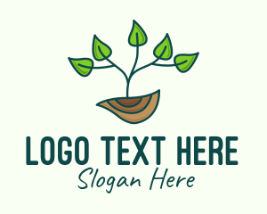 Tree Planting Conservation logo design