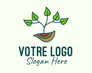 Tree Planting Conservation logo design