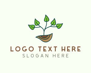 Gardener - Tree Planting Conservation logo design