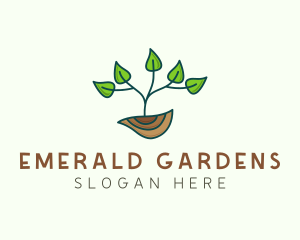 Tree Planting Conservation logo design