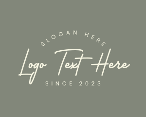 Shop - Generic Script Business logo design