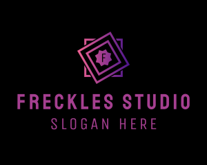 Geometric Square Studio logo design