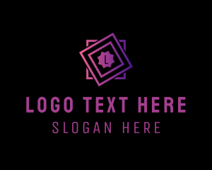 Polygon - Geometric Square Studio logo design