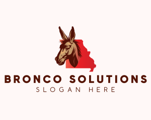 Missouri Mule Animal logo design