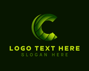 Letter Xm - 3D Business Letter C logo design