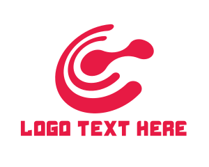 Connection - Red C Connect logo design