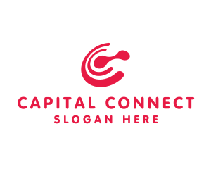 Red C Connect logo design