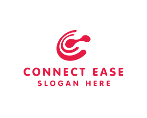 Red C Connect logo design