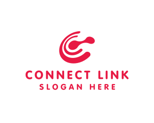 Red C Connect logo design