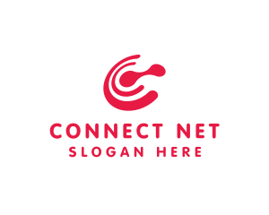 Red C Connect logo design
