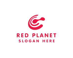 Red C Connect logo design