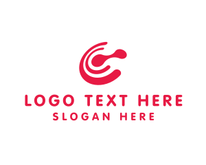 Mobile App - Red C Connect logo design