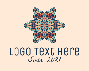 Mosaic - Decorative Floral Art logo design