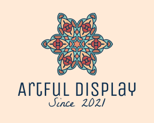 Decorative Floral Art  logo design