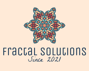 Fractal - Decorative Floral Art logo design