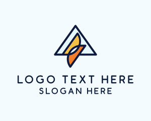 Lightning - Triangle Lightning Bolt logo design