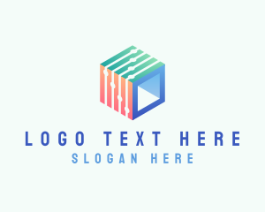 Programming - Technology Network Digital Cube logo design