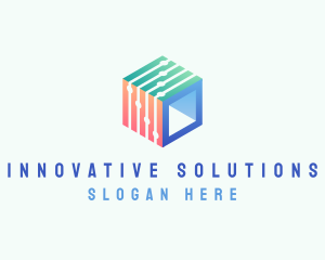 Technology Network Solutions logo design