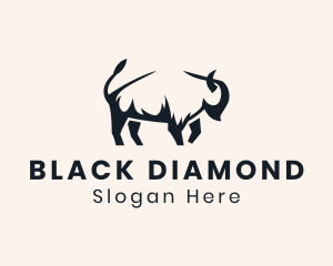 Livestock Bison Farm logo design