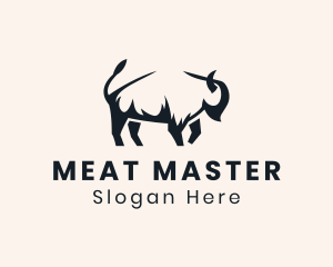 Livestock Bison Farm logo design