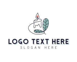 Leaf - Eco Organic Candle logo design