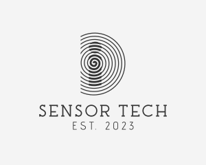 Sensor - Security Company Letter D logo design