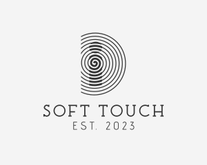 Touch - Security Company Letter D logo design