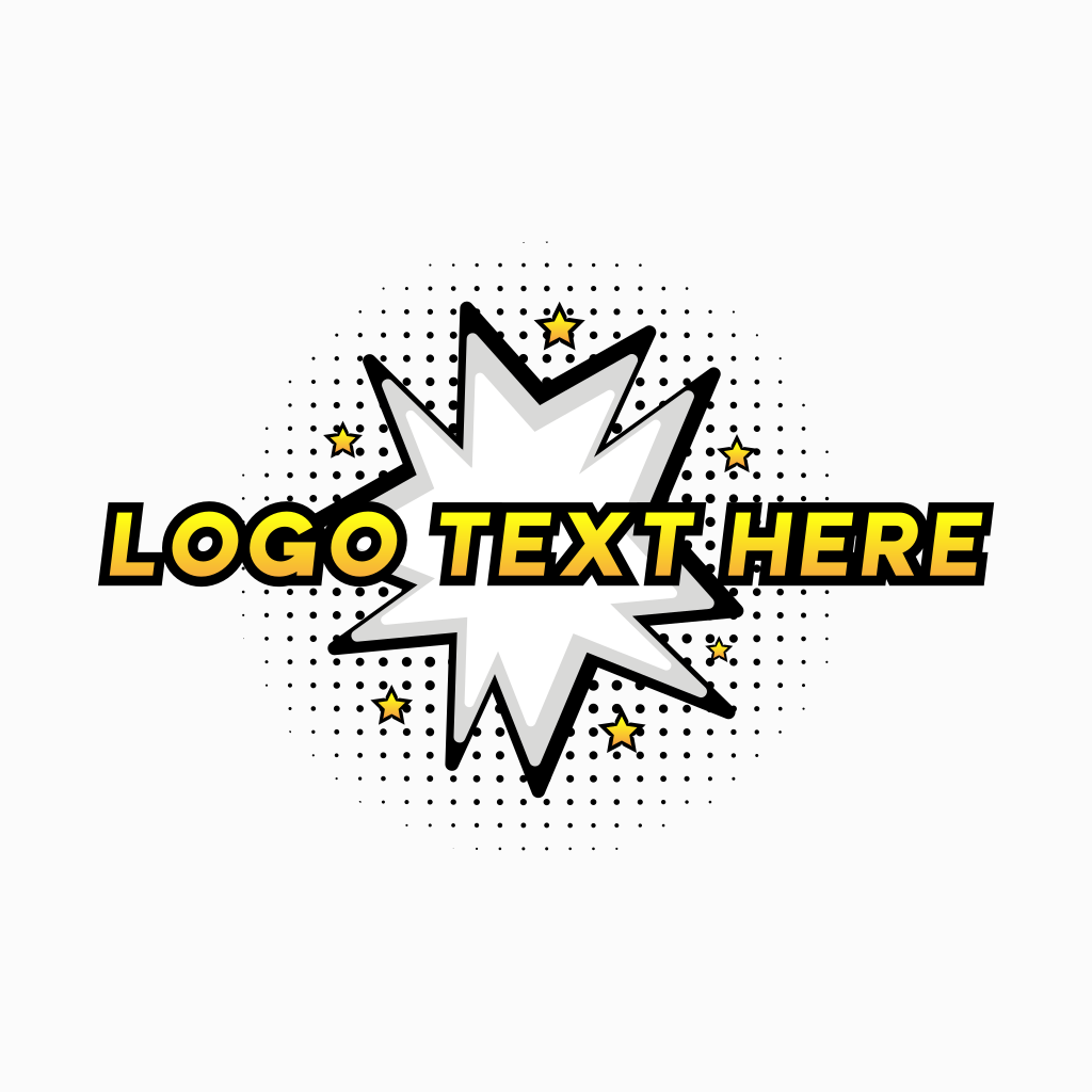 Pop Art Comic Logo 