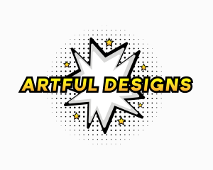 Pop Art Comic logo design