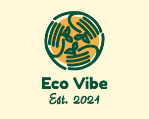 Sustainability - Sustainable Eco Hands logo design