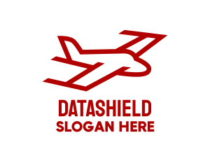 Red Plane Flight  Logo