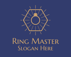 Ring - Hipster Ring Jewelry logo design