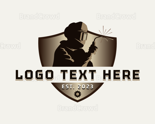 Welding Industrial Worker Logo