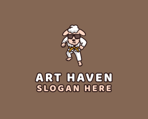 Sheep Martial Arts logo design