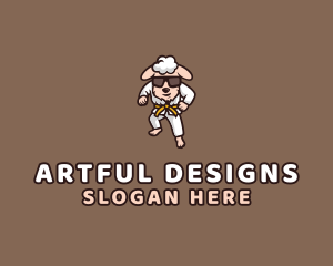 Sheep Martial Arts logo design